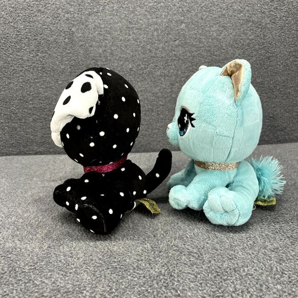 2x Gund P.Lushes Designer Pet Audrey Park Panther Premium 6" Kitty Cat Plush - Picture 3 of 13